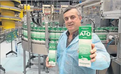  ?? AGUSTÍ ENSESA ?? Jaume Pont, presidente de Ato, en la planta de Vidreres