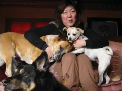  ?? ?? Margaret Cho with (from left) Ralph, Bronwyn and Gudrun.