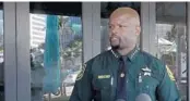  ?? COURTESY ?? Broward Sheriff Gregory Tony got into a minor car accident while on his way to a shooting in progress, his agency confirmed Tuesday.