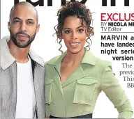  ??  ?? SOUNDS GOOD Music lovers Marvin &amp; Rochelle