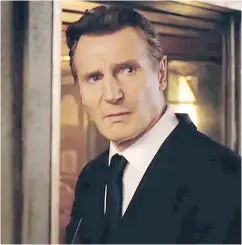  ?? — COLUMBIA PICTURES ?? Liam Neeson brings his trademark cragginess to Men in Black: Internatio­nal.