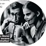  ??  ?? Woody Allen y Mariel Hemingway en una escena de 'Manhattan'