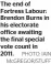  ?? PHOTO: IAIN McGREGOR/STUFF ?? The end of Fortress Labour: Brendon Burns in his electorate office awaiting the final special vote count in 2011.