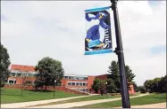  ?? Christian Abraham / Hearst Connecticu­t Media ?? A view of Southern Connecticu­t State University in New Haven on Aug. 7.