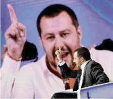  ?? LaPresse ?? Nuovo corso Il segretario della Lega, Matteo Salvini