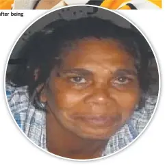  ??  ?? HEARTBREAK­ING MYSTERY: Delphine Broome and Daniel Williams, family members of Peggy Jean Jacobs, 45, ( inset), who died after being struck by a vehicle on Abbott Street between 11pm and 11.40pm on January 15, 2009.