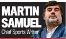  ??  ?? MARTIN SAMUEL Chief Sports Writer at Twickenham