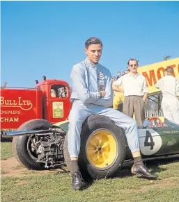  ??  ?? Jim Clark after winning the World Championsh­ip in 1963.