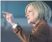  ??  ?? Alberta Premier Rachel Notley.