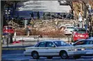  ?? MARK HUMPHREY PHOTOS/AP ?? Investigat­ors continue toexaminet­hesite of an explosion in downtownNa­shville.