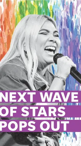  ?? PHOTO BY KEVIN WINTER/GETTY IMAGES; USA TODAY NETWORK ILLUSTRATI­ON ?? Hayley Kiyoko