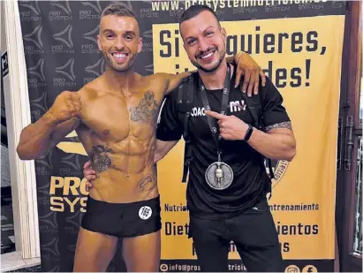  ?? Foto: privat ?? Frisch gekürter spanischer Meister Kiko Vicens (l.) und Trainer Vicent Pons sind happy.