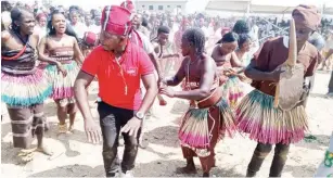  ?? ?? Traditiona­l dancers during the Koro annual cultural festival in Zuba FCT