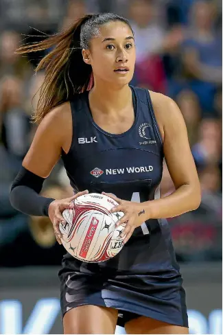  ??  ?? Maria Tutaia will sit out part of next season with the Mystics to prolong her Silver Ferns career.