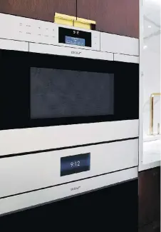  ?? SUB-ZERO AND WOLF ?? Wolf’s M series convection steam oven combines the two methods in one. Unique digital technology senses the amount and size of food and adjusts cooking details.