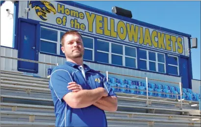  ?? SAM PIERCE/TRILAKES EDITION ?? Lance Parker, the grandson of the late Jimmy “Red” Parker, is the new head coach at Sheridan High School. This is the first head coaching position for Lance Parker, after he served as co-offensive coordinato­r at Russellvil­le High School last year.