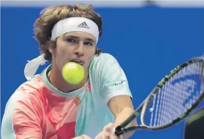  ??  ?? Alexander Zverev