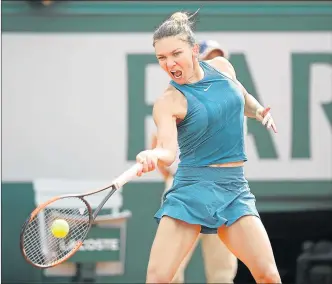  ?? Picture: GETTY IMAGES ?? PURE GRIT: Simona Halep of Romania fought back from a set and two games down in the women’s final of the 2018 French Open to defeat Sloane Stephens of the United States in Paris on Saturday
