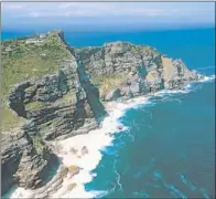  ??  ?? TIDES COLLIDE: Cape Point, where two oceans meet and a continent ends