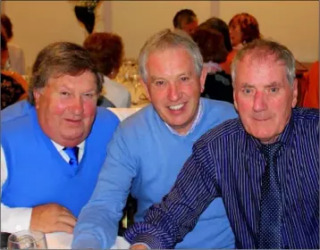  ??  ?? Players Thos Kavanagh, Ned Buggy and selector Mick Murphy.