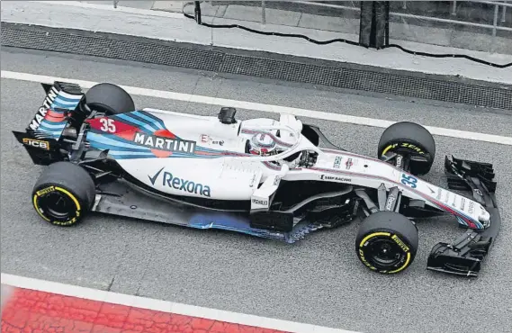  ?? FOTO: PEP MORATA ?? Williams cuenta con Lance Stroll y Sergey Sirotkin en su formación titular de pilotos, dos hombres que se hicieron con el volante del conjunto británico a golpe de talonario