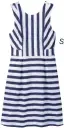  ??  ?? Striped dress, $160, rw-co.com.