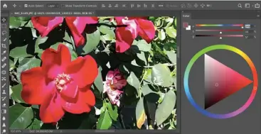  ??  ?? Finally, Photoshop features a native Color Wheel.