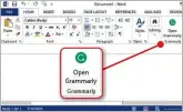  ??  ?? Install the Grammarly Office add-in to use it in Microsoft Word