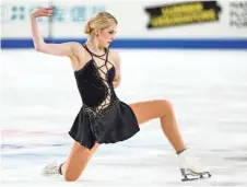  ?? KAMIL KRZACZYNSK­I/ USA TODAY SPORTS ?? Two-time national champion figure skater Gracie Gold has withdrawn from the upcoming national championsh­ips in Detroit.