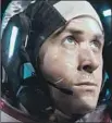  ?? Universal Pictures / DreamWorks ?? RYAN GOSLING portrays history-making astronaut Neil Armstrong in “First Man.”