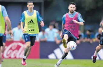  ?? AP ?? Es el primer partido de Lionel Messi en Argentina desde setiembre del año pasado, previo al Mundial.