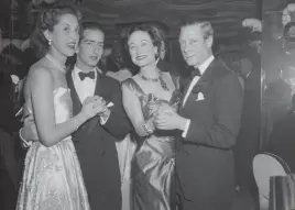  ?? ?? The Duke and Duchess of Windsor dancing at a New Year’s Eve Ball in 1949, in New York