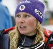  ?? (Photo AFP) ?? Tessa Worley n’a pas skié depuis sa chute à Lake Louise le  décembre.