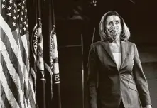  ?? Melina Mara / TheWashing­ton Post ?? House Speaker Nancy Pelosi on Sunday said the House would “proceed with bringing impeachmen­t legislatio­n to the floor.”