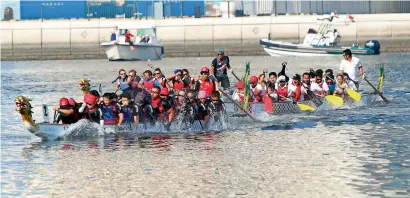  ?? File photo ?? ConGen’s Cup Dragon Boat Regatta, organised by the Philippine Consulate, offers opportunit­y for all nationalit­ies. —