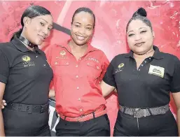  ??  ?? From left: Sophia Heath, Shanna Taylor and Jullian Allen – the women behind the excellent customer service you receive at So-So Seafood.