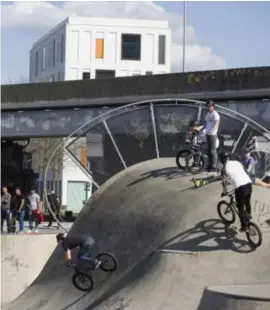  ?? © Robbie Depuydt ?? Het skatepark van Park Spoor Noord is populair bij jongeren.