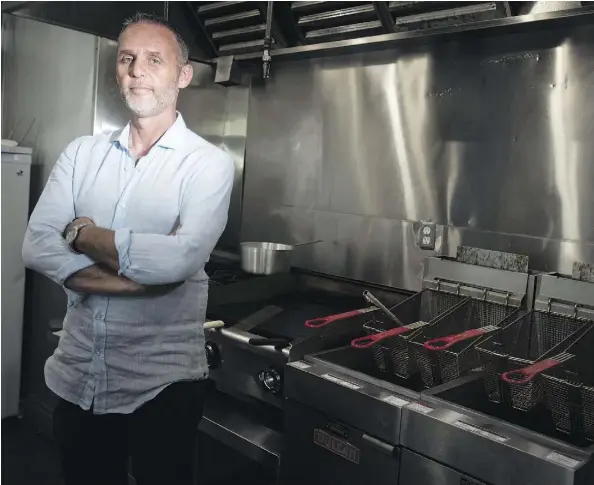  ?? TIJANA MARTIN/THE CANADIAN PRESS ?? Restaurate­ur George Kottas says Canada is ripe for ghost kitchens amid the popularity of delivery apps.