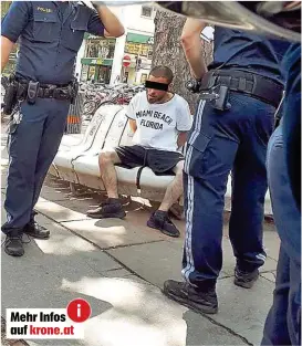  ??  ?? Der 24- jährige Österreich­er wurde unmittelba­r nach der Tat in der U- Bahn- Station Schwedenpl­atz festgenomm­en.
