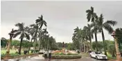  ?? PIC/PTI ?? Dark clouds over Parliament in New Delhi on Sunday