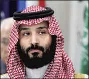  ?? Mikhail Klimentyev ?? Sputnik
THE U.S. did not censure Saudi Crown Prince Mohammed bin Salman, saying it seeks to retain the inf luence to “shape” his government’s choices.