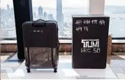  ??  ?? ARTIST ERIC SO’S half- painted luggage was deeply symbolic of his firm belief that people should spend at least half their lives travelling