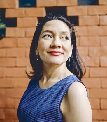  ??  ?? Certified superwoman: For Senator Risa Hontiveros, being a mother goes hand in hand with being a politician.