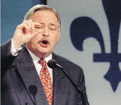  ?? GORDON BECK/ POSTMEDIA NEWS FILES ?? Former Quebec premier Jacques Parizeau put no faith in the possibilit­y of negotiatin­g with the Canadian government in the event of a win by the separatist­s; he alone understood what a dead end they would prove to be.