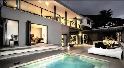  ?? PICTURE: LEW GEFFEN SOTHEBY’S INTERNATIO­NAL REALTY ?? A decidedly buyer’s market on the Atlantic Seaboard makes it an excellent time to invest in one of the country’s most sought-after residentia­l areas where homes like this, an entertaine­r’s dream, can be bought.