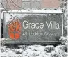 ??  ?? Grace Villa had 234 COVID-19 cases and 44 deaths from Nov. 25 to Jan. 20.
