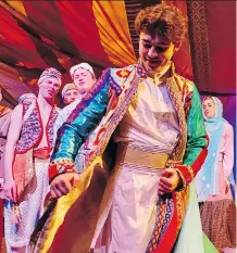  ??  ?? Alex Smith plays the lead in Joseph and the Amazing Technicolo­r Dreamcoat, which runs at Beddington Arts Centre from Nov. 23 to Dec. 29.