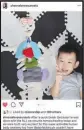  ??  ?? Sheena Gonzales of @ sheenalove­ssunsets posted about her son Luke enjoying Mr. Skelly.