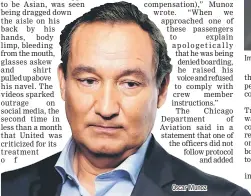  ??  ?? Oscar Munoz