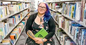  ?? VANESSA LAURIE/STUFF ?? New Plymouth author Cassie Hart has just won her fourth national award for writers of fantasy, science fiction and horror.